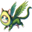 Flying Avocado Cat