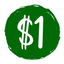 will go to $1